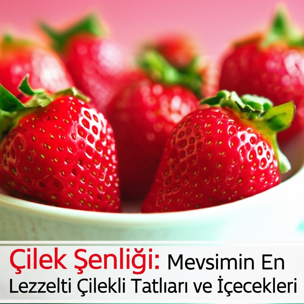Çilek Şenliği: Mevsimin En Lezzetli Çilekli Tatlıları ve İçecekleri