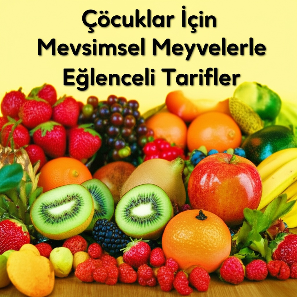 Çocuklar İçin Mevsimsel Meyvelerle Eğlenceli Tarifler