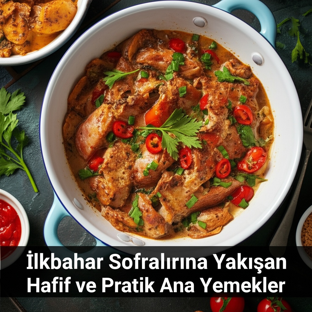 İlkbahar Sofralarına Yakışan Hafif ve Pratik Ana Yemekler