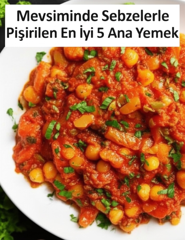 Mevsiminde Sebzelerle Pişirilen En İyi 5 Ana Yemek