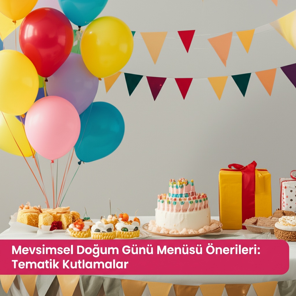 Mevsimsel Doğum Günü Menüsü Önerileri: Tematik Kutlamalar