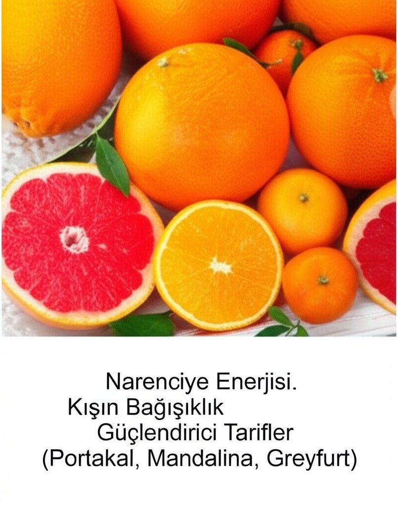 Narenciye Enerjisi: Kışın Bağışıklık Güçlendirici Tarifler (Portakal, Mandalina, Greyfurt)