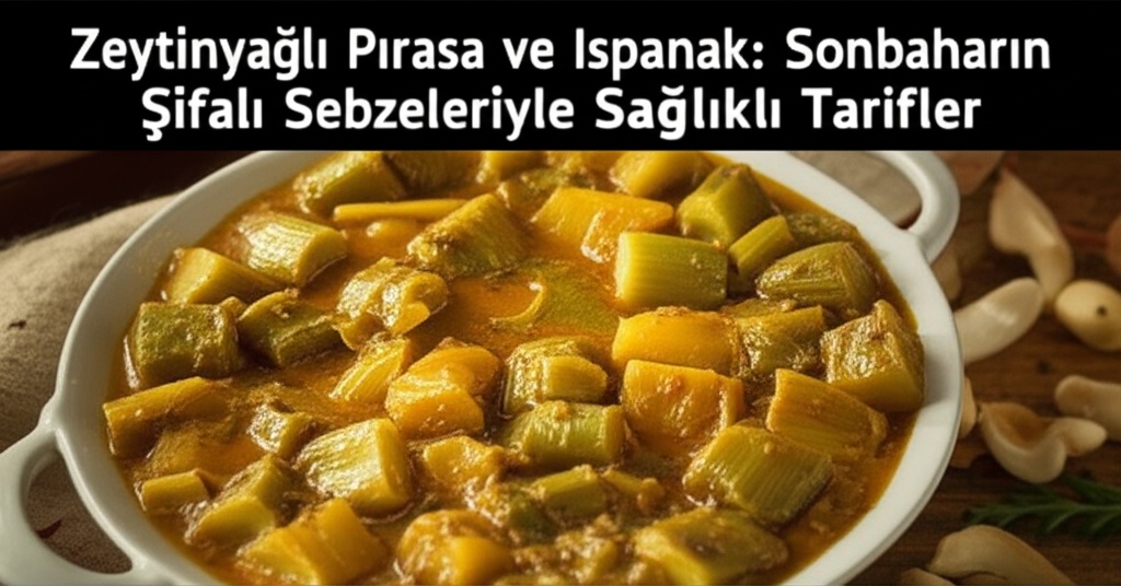 Zeytinyağlı Pırasa ve Ispanak: Sonbaharın Şifalı Sebzeleriyle Sağlıklı Tarifler